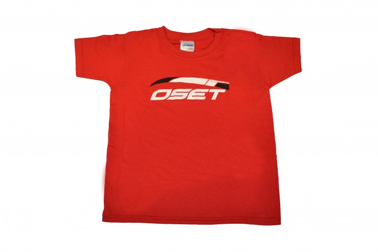 Adult t-shirt with OSET logo - Red