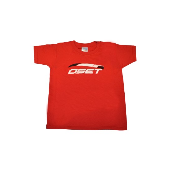 Adult t-shirt with OSET logo - Red